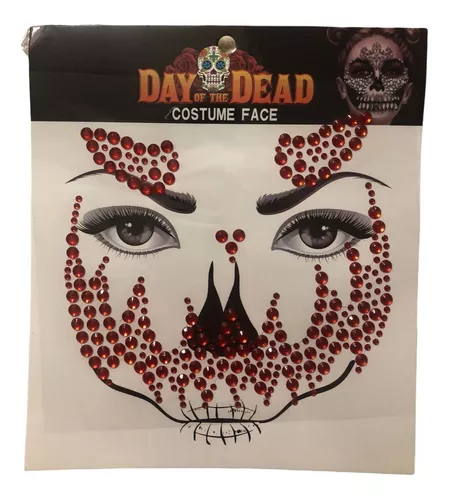 Piedras Faciales Maquillaje De Catrina Para Día De Muertos en venta en  Tlalnepantla de Baz Estado De México por sólo $   Mexico