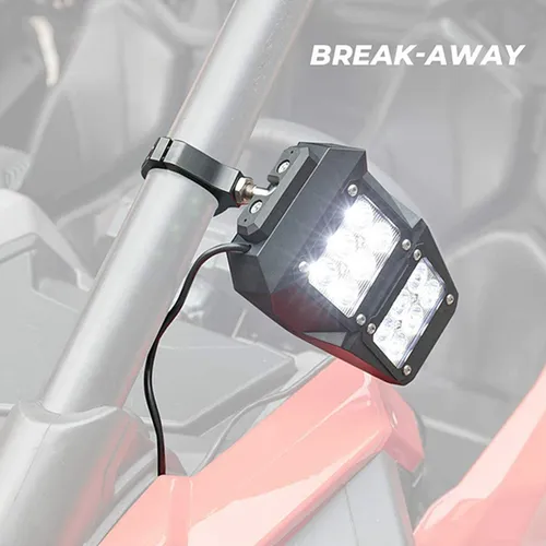 Espejo Retrovisor Ajustable Con Luces Led Polaris