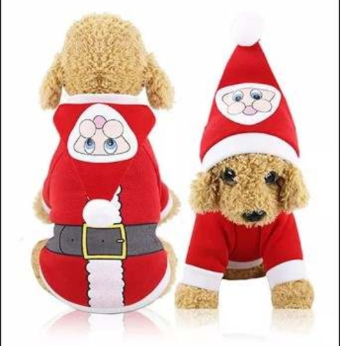 Traje De Navidad Mascotas Para Perros Y Gatos Talla S A Xxl