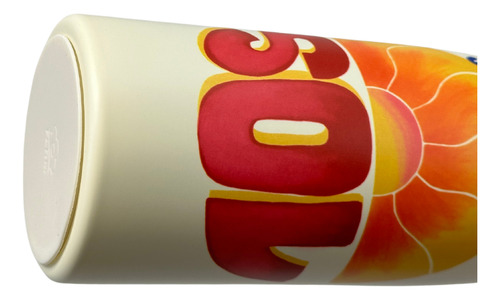 Garrafa Farm Glub Glub Siga O Sol 500 Ml Cor Branco