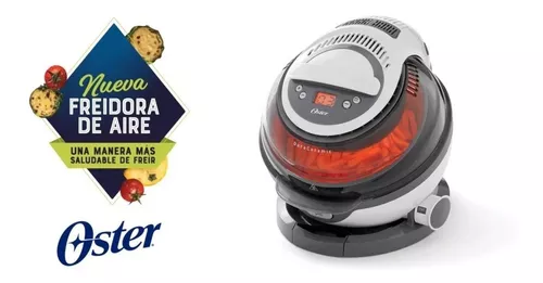 Oster - 👩‍🍳: La Freidora de Aire Oster® cuenta con un recubrimiento  natural Bioceramic™ que ayuda a cocinar hasta 30% más rápido, es fácil de  limpiar y dura hasta 8x más que
