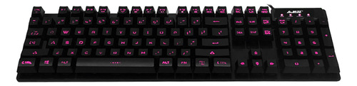 Teclado De Juego Usb 104key Teclas Retroiluminadas Rgb Sin