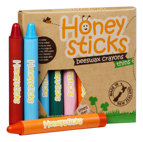 Honeysticks Crayones Naturales De Cera De Abeja  Tamao Y For