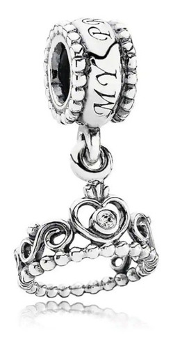 Charm,dije Pandora Coronita Plata 925 Original