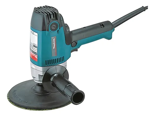 Lijadora profesional de disco Makita GV7000 con sistema velcro turquesa 550W 220V