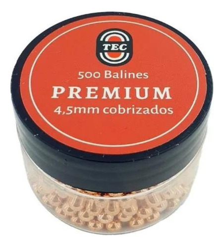 Kit 15 Cápsulas Co2 + 2000 Balines Cobrizados Gas Crosman