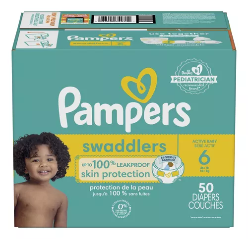 Pampers Swaddlers Etapa 2, 168 Pañales Unisex Talla Etapa 2