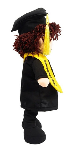 Muñeco De Trapo Graduado Infantil De Graduación 30 Cm