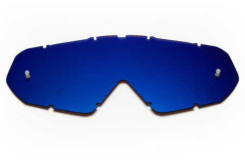 Lente Oculos Motocross Mattos Combat Azul