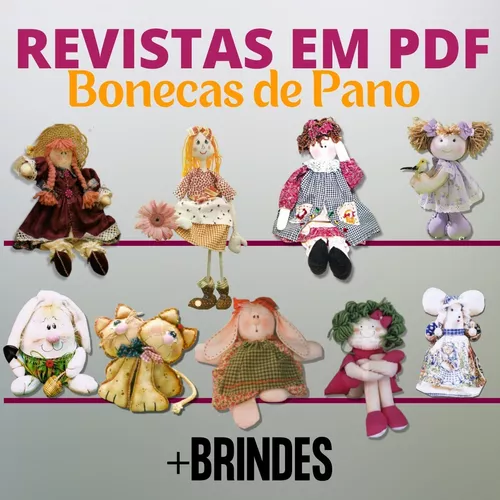 Roupa de Boneca de Tecido Moldes - Moldes e Gráficos