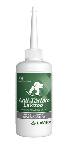 Antitártaro Lavizoo Gel Dental Cachorro E Gato 100g