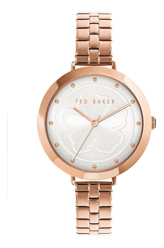 Reloj Mujer Ted Baker Bkpams2159i Cuarzo Pulso Oro Rosa En