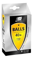 Comprar Pelotas Ping Pong Tenis De Mesa Sunflex 1 Estrella X6