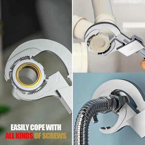 Llave Universal Multifuncional Ajustable De Doble Cabeza