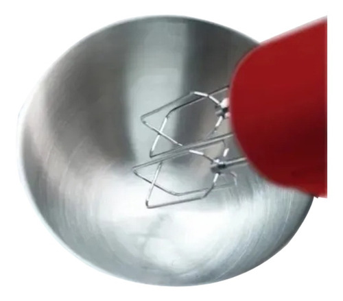 Batidora De Mano Peabody Pe-hm550 Roja P1 Color Rojo Frecuencia 50 Hz x 60 Hz