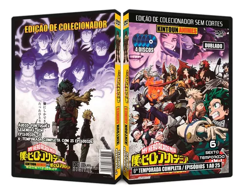 Dvd Boku No Hero Academia 4ª Temporada Completa E Dublada