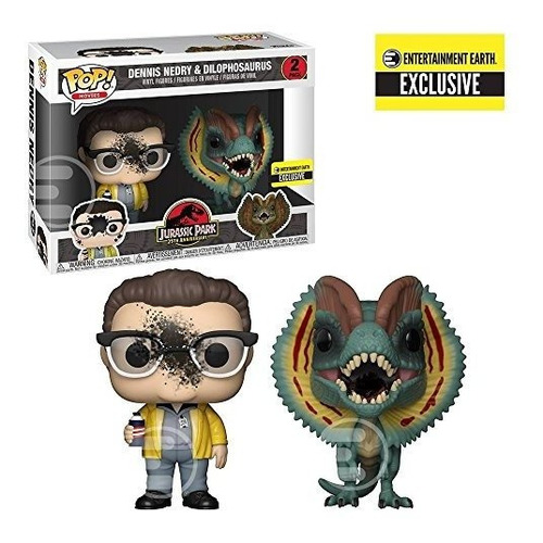 Funko Pop Movies: Jurassic Park - Dennis Nedry Y Dilophosaur