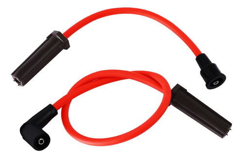 Hqparrts Cables De Bujia Rojos De 0.394 Pulgadas Para Motoci
