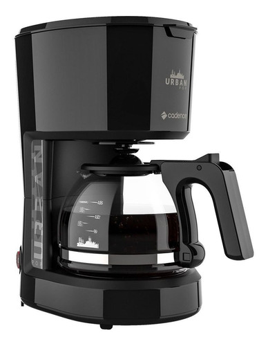 Cafeteira portátil Cadence Urban Pop CAF310 semi automática preta de filtro 220V