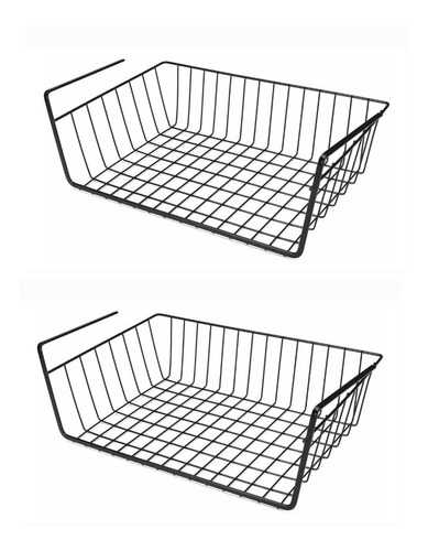 Pack X2 Repisas Colgante Estante Metal Org Alacena Despensa 