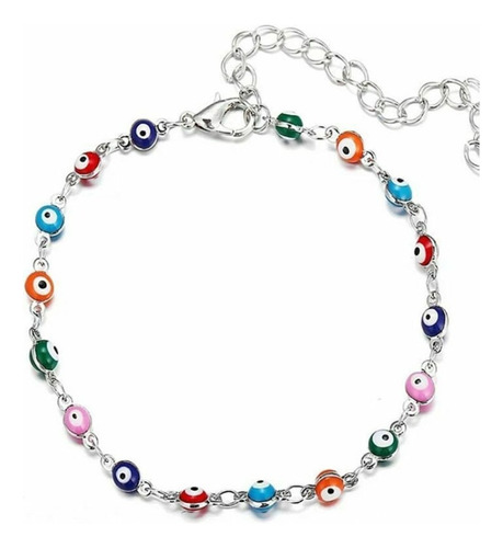 Pulsera Ojo Turcos Para El Mal De Ojo Rojo Joyería