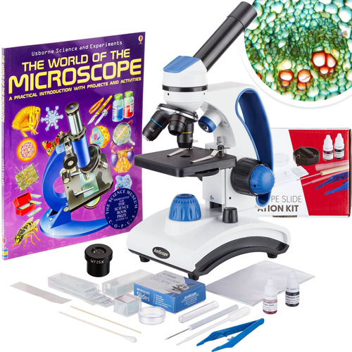 Amscope Microscopio Para El Mejor Estudiante De 2016, 40x-10