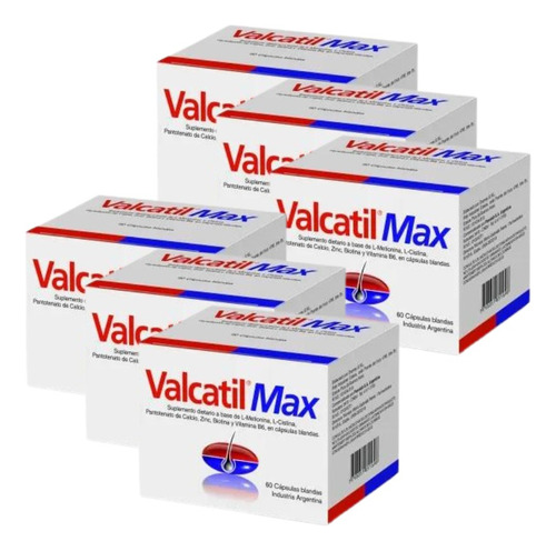 Pack X6 Valcatil Max 60 Caps Blandas