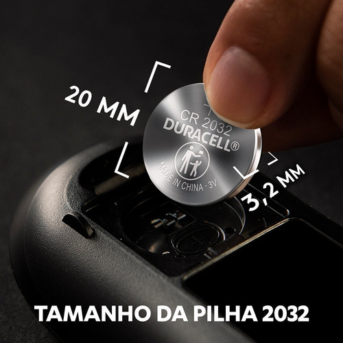 Pilha Bateria Lithium Moeda Cr2032 3v - 5 Unidades alcalina Original