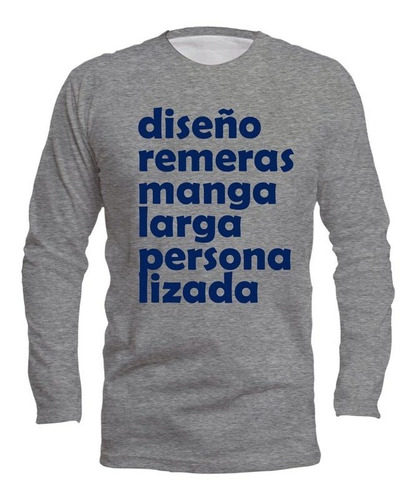 Remeras Mangas Largas Personalizadas