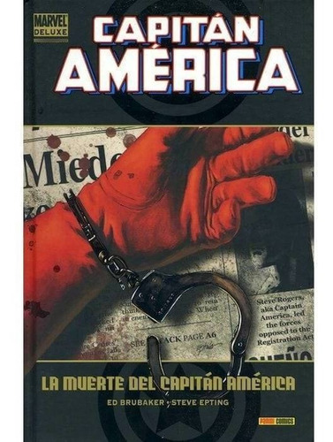Imagen 1 de 1 de Capitán América 5 La Muerte Del Capitan America Marvel Deluxe.
