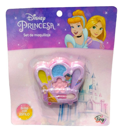 Maquillaje Infantil Disney Princesas 4 Sombras + Aplicador