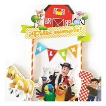 Comprar Adorno De Torta Cake Topper Pinchos La Granja De Zenon 