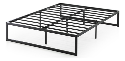 Base De Cama Abel Zinus 1.5 Plazas 105x190x36cm Color Negro