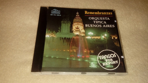 Orquesta Típica Buenos Aires - Remembranzas (cd Nuevo) 