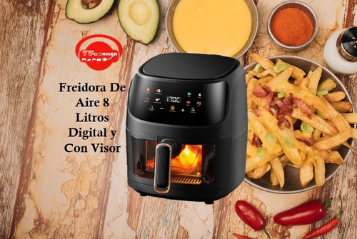 Freidora De Aire 8 Litros Digital Air Fryer S-18