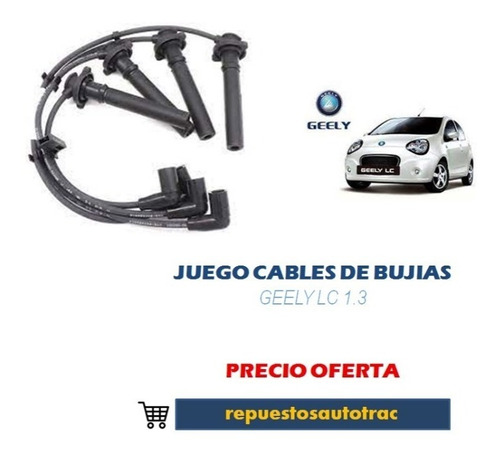 Juego De Cables Bujías Geely Lc 1.3 Producto Nuevo