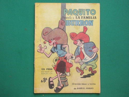 1957 Paquito La Familia Burron #16421 Gabriel Vargas Comic 