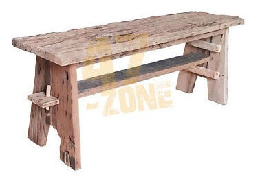 Old Antique Wood Rustic Garden Bench Brown Furniture Liv Ggz