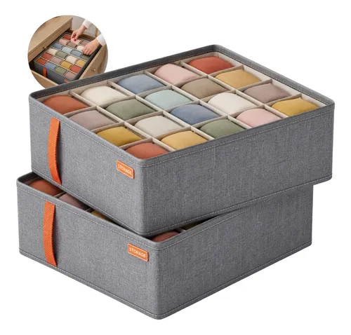 Kit 2 Organizador Gaveta Colmeia Calcinha Cueca Meia Roupa - R$ 35,89