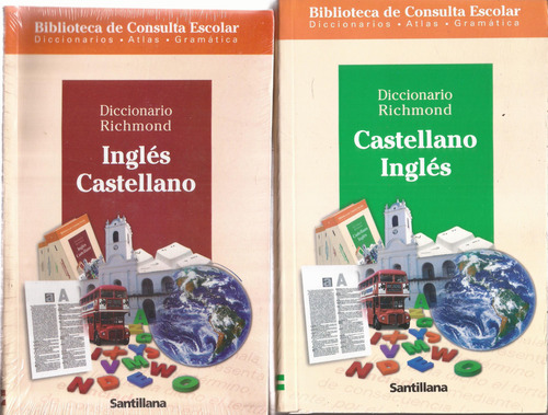 Diccionario Richmond 2 Tomos Ingles Cast- Cast Ingles