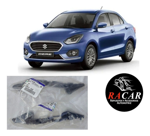 Mensulas Parachoque Delantera Par Suzuki Dzire 18-20 Origin