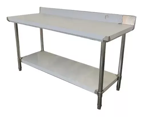 Mesa De Trabajo En Acero Inox 110cm X 60cmx90cm Envío Gratis