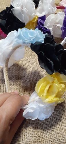 Vinchas De Flores Hechas A Mano