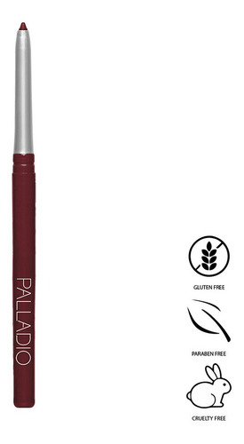 Delineador Labial Retráctil Waterproof X0.28gr Palladio Color Blackberry