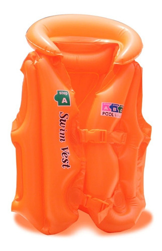 Flotador Chaleco Salvavidas Inflable Niños Talla M Colores 