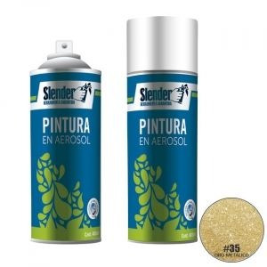 Pintura Aerosol Slender 400ml.p/int.y Ext.oro Metálico (35)