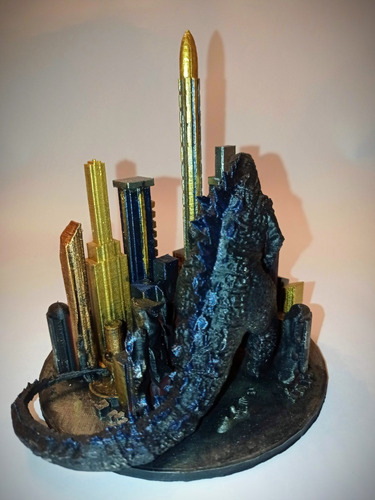 Godzilla Figura Película Ciudad Coleccionable Nuevo Godzila