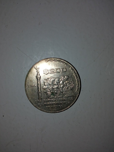 3 Monedas De 200 Pesos, Años: 1986 Y 1985 Conmemorativas.