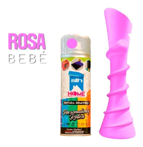 Pintura Vinilo Aerosol Removible Rosa - Envío Gratis