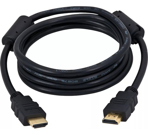 Cabo Hdmi 1.4 3 Metros 3m Full Hd 1080p Lcd Ps3 Xbox Tv 3d